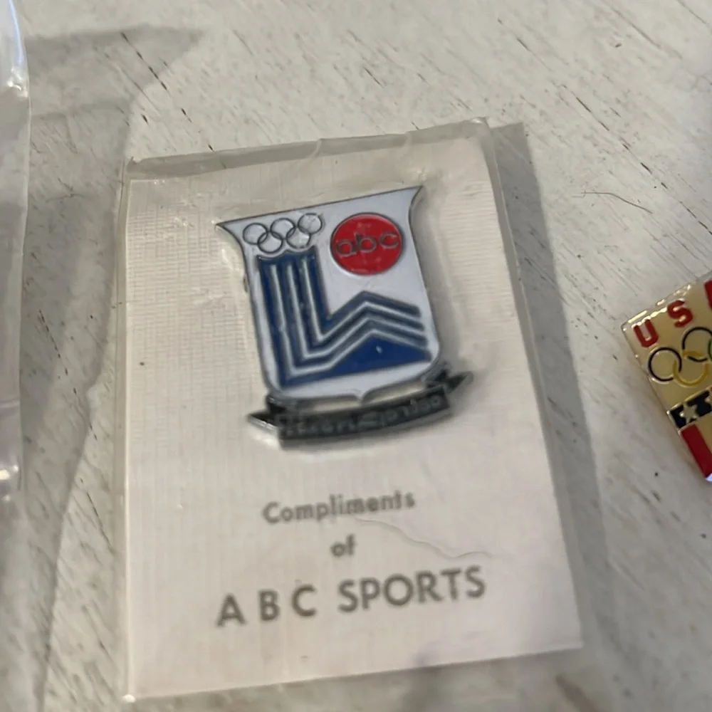 Lot Olympic Games pins 1980-2002 ABC Wide world of sports lake placid SLC MORE